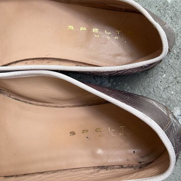 Spelta Milano metallic flats - Picture 7 of 8